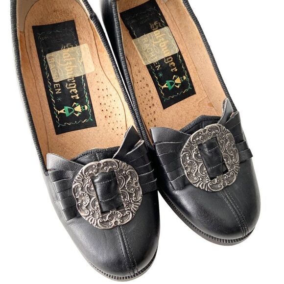 Vintage Salzburger Trachten Buckle Leather Heels in Size EU 37 Made in Italy - Picture 10 of 12